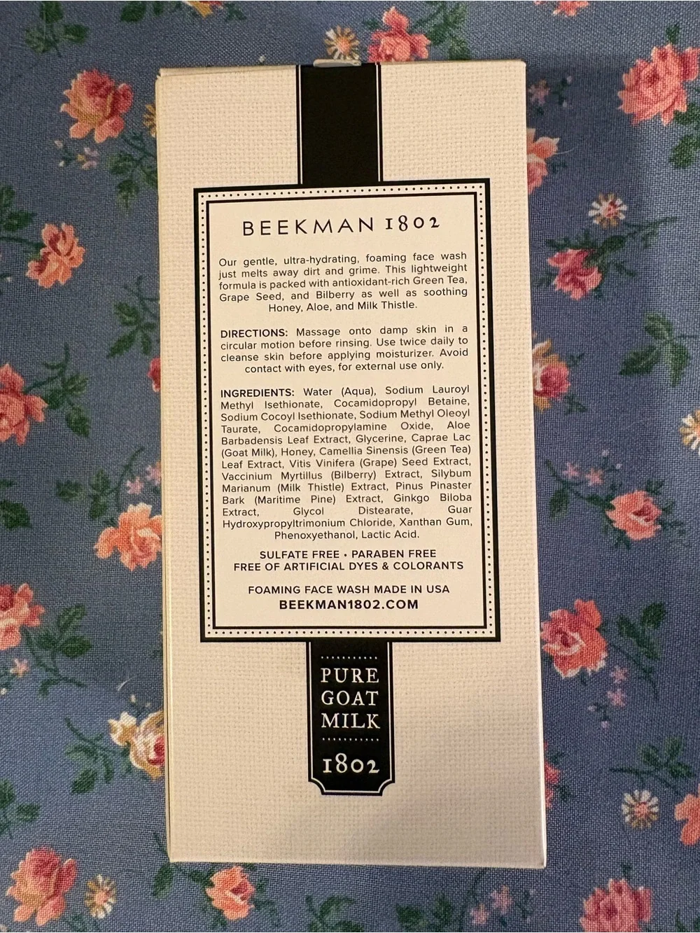 NWT Beekman 1802 Foaming Face Wash Pure Goat Milk 2oz  Fragrance Free